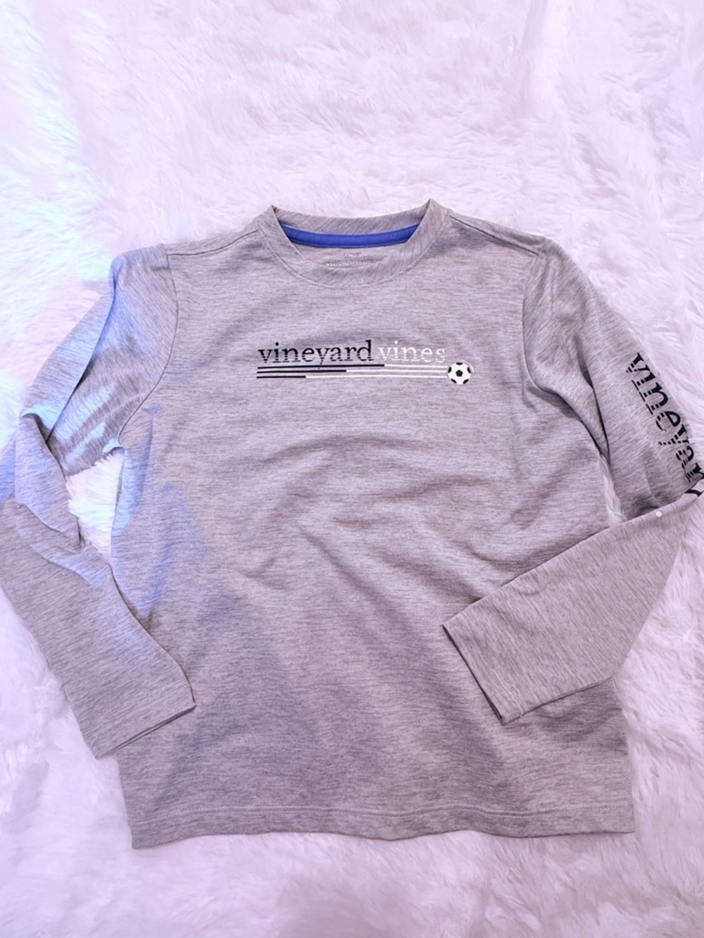 Vineyard Vines Boys Performance Soccer Long Sleeve Shirt